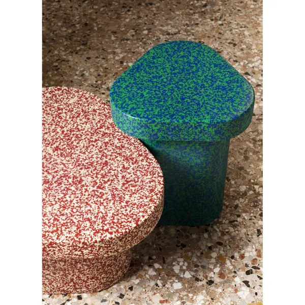 Superpop Side Table Ø37 ​​Tavolino Alto/Super Blue