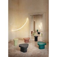 Superpop Side Table Ø37 ​​Tavolino Alto/Super Red