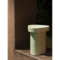 Superpop Side Table Ø37 ​​Tavolino Alto/Super White