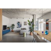 Superpop Side Table Ø37 ​​Tavolino Alto/Super White