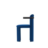 Amia Dining Chair With Armrests Dedar Queneau Cobalto 011