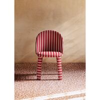 Iola Socks Dining Chair Dedar Voulez-vous Amarena 009