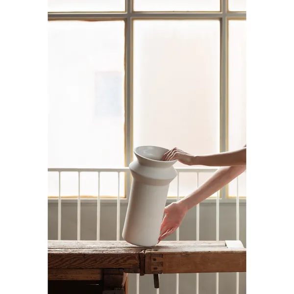 Vaso Zivaso Vase Ø19 Cream White