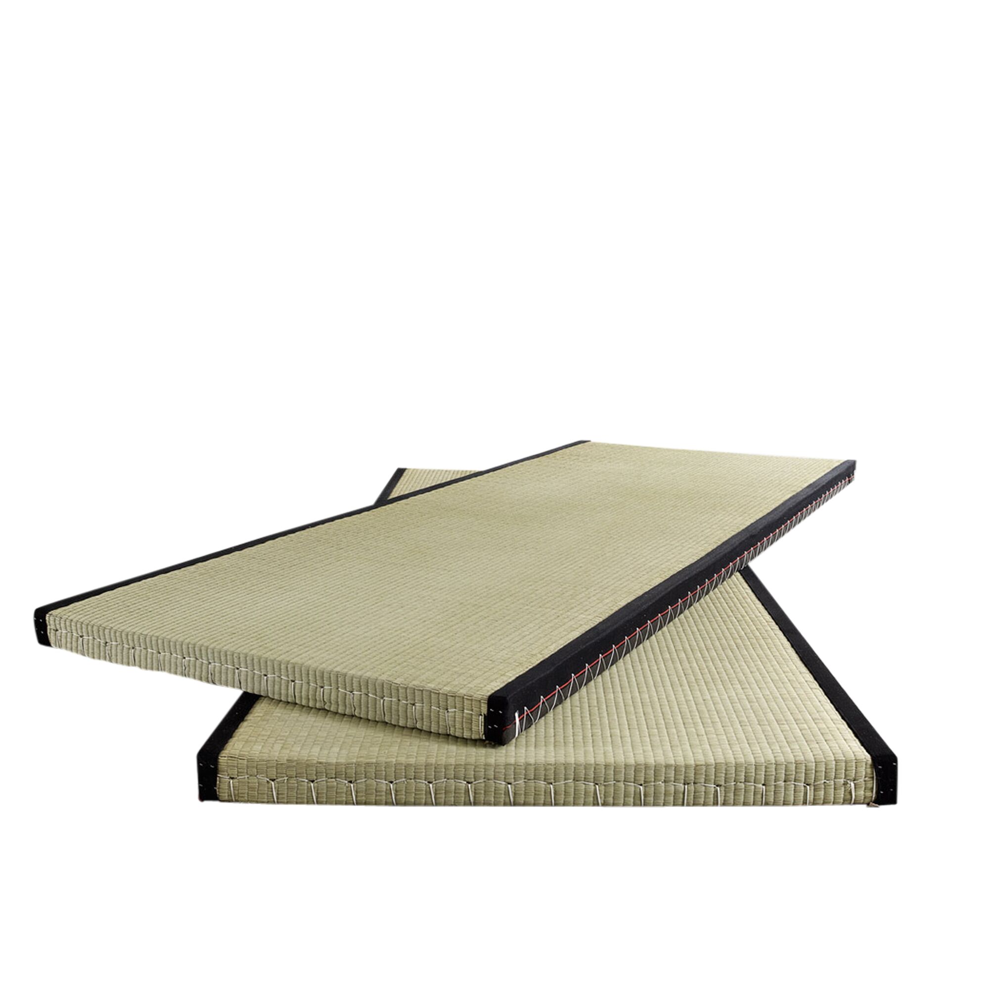 Tapis de Tatami 70x200, Motif Jonc/ Noir