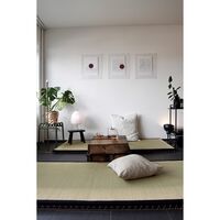 Tatami Mat 100x200 Rush Grass/ Black