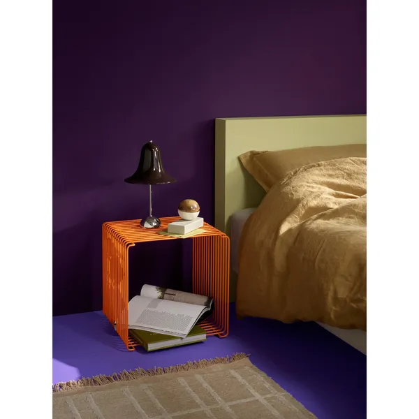 Limited Edition Panton Wire Single Regał 234-Tangerine 34.8 x 34.8 cm