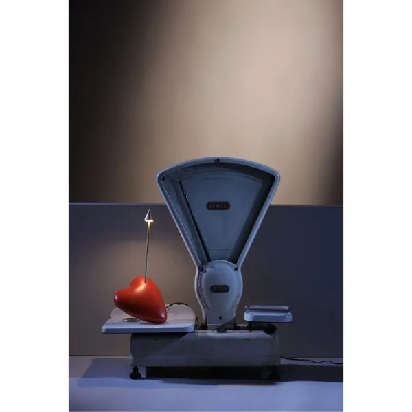 Kuore Table Lamp Red