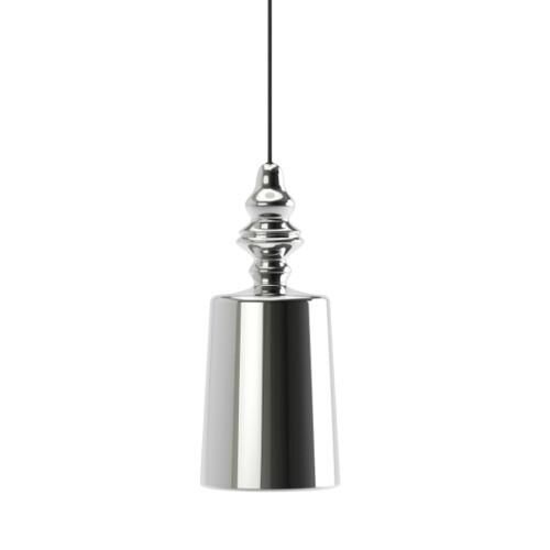Alibaglass Pendel Medium Nikkel