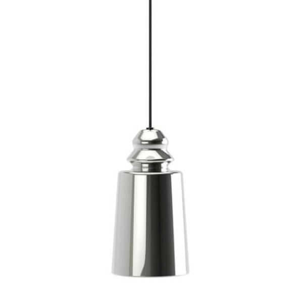 Alibaglass Pendelleuchte, Klein, Nickel