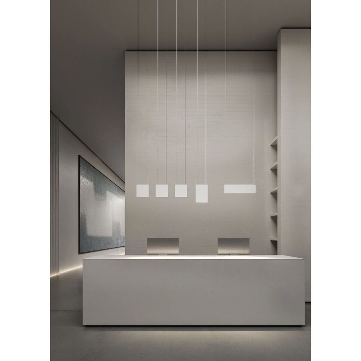 Lateris B Pendant White