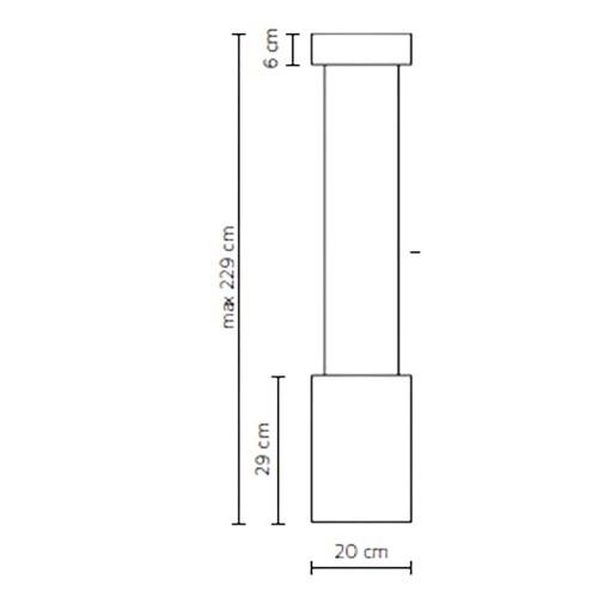 Lateris B Pendant White