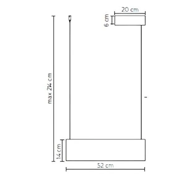 Lateris C Pendant White