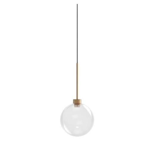 Opium 1 Taklampe É20 Transparent/ Aluminium/ Bronse