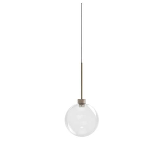 Opium 1 Pendel 20 Transparent/Semi Glossy Aluminium