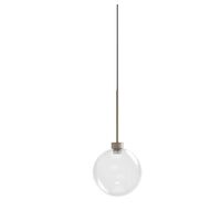 Opium 1 Pendant Ø20 Transparent/ Semi Glossy Aluminum