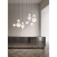 Opium 1 Pendant Ø20 Frosted/ Semi Glossy Aluminum