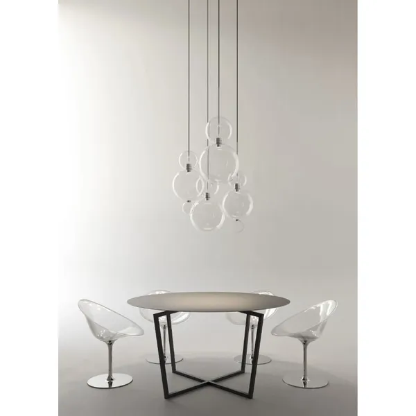 Opium 1 Pendant Ø30 Transparent/ Aluminum/ Bronze