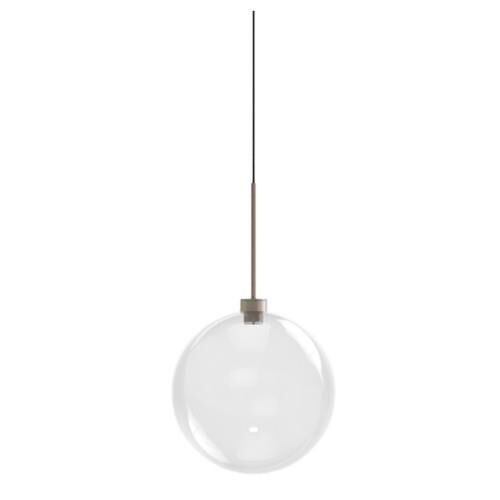 Opium 1 Pendel 30 Transparent/Semi Glossy Aluminium