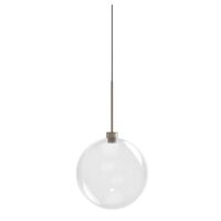 Opium 1 Pendant Ø30 Transparent/ Semi Glossy Aluminum