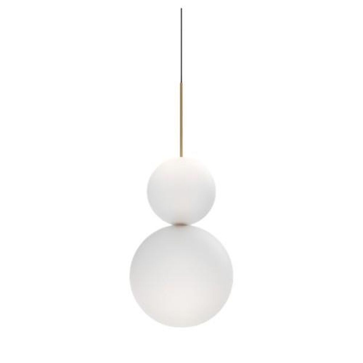 Opium 2 Pendant Frosted/ Aluminum/ Bronze