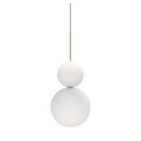 Opium 2 Pendant Frosted/ Aluminum/ Bronze