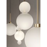 Opium 2 Pendant Frosted/ Aluminum/ Bronze