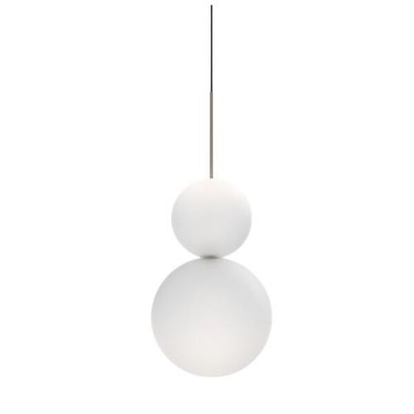 Opium 2 Pendelleuchte , Mattiert/seidenmattes Aluminium