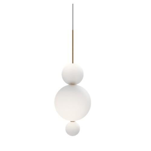 Opium 3 Pendel Frostet/Aluminium/Bronze