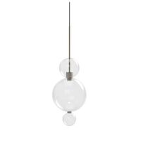 Opium 3 Pendant Transparent/ Semi Glossy Aluminum