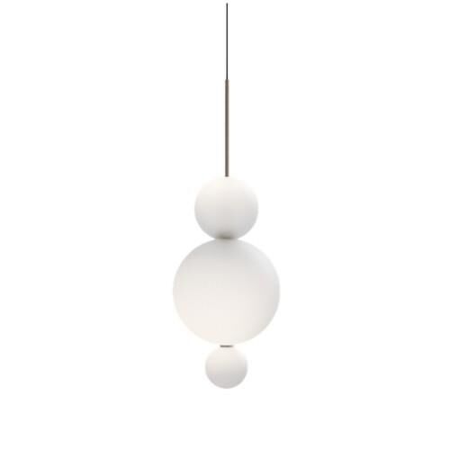 Opium 3 Taklampa Frostad/ Halvblank Aluminium