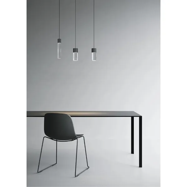 Smug Pendant Ø6 Black