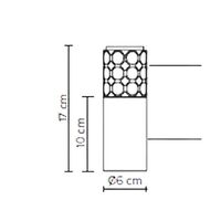 Smug Ceiling Light Ø6 Black