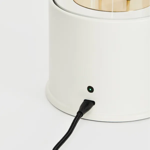The Muse 2.0 Portable Lamp Candlenut White