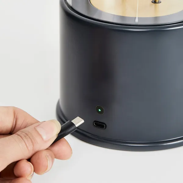 The Muse 2.0 Tragbare Lampe Hackles Schwarz