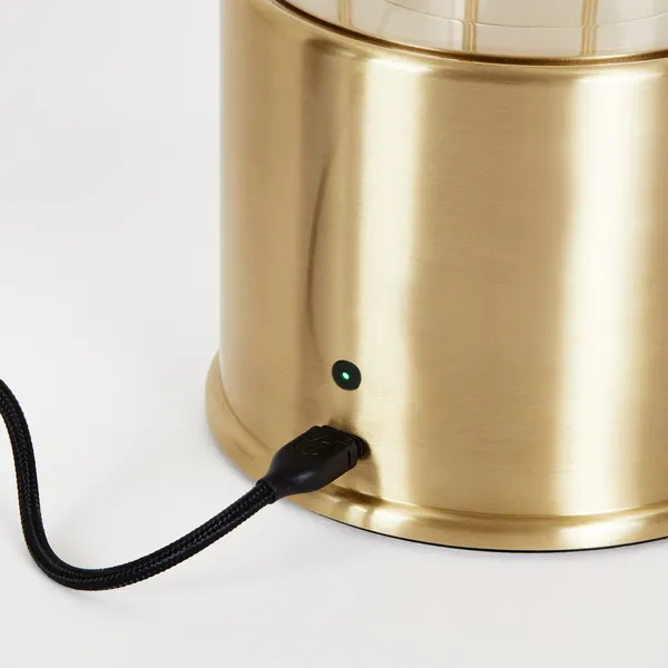 The Muse 2.0 Portable Lamp Solid Brass