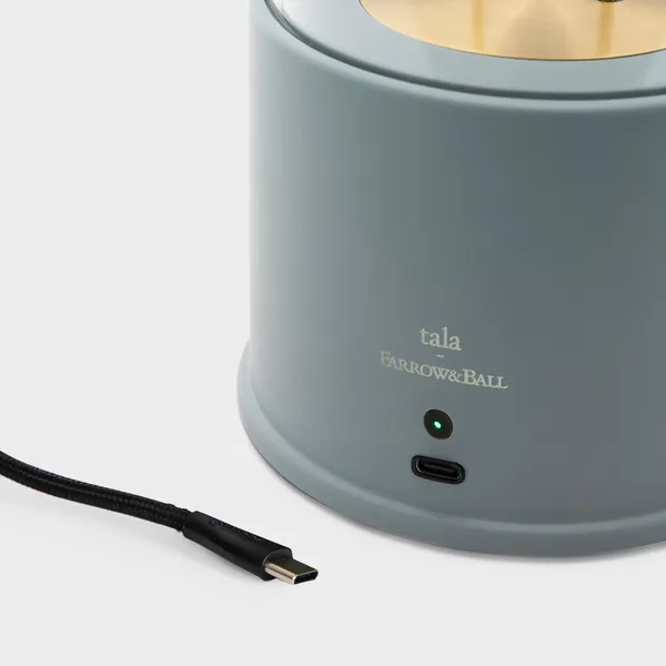 x Farrow & Ball The Muse 2.0 Tragbare Lampe Selvedge Blue