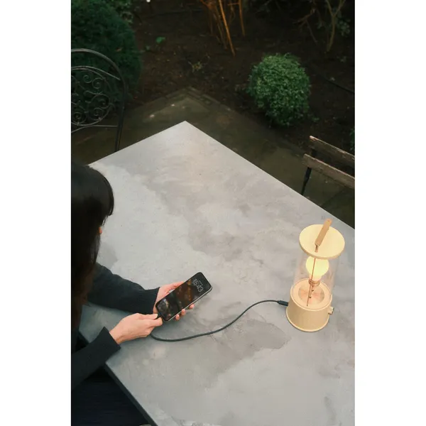x Farrow & Ball The Muse 2.0 Tragbare Lampe Selvedge Blue