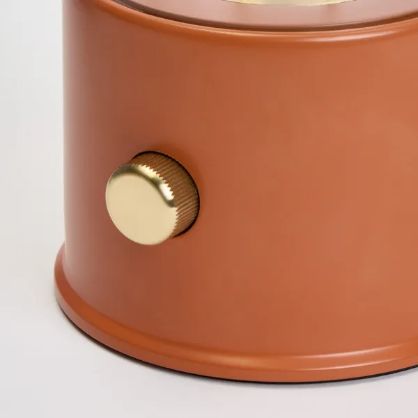 The Muse 2.0 Tragbare Lampe Claycourt Orange