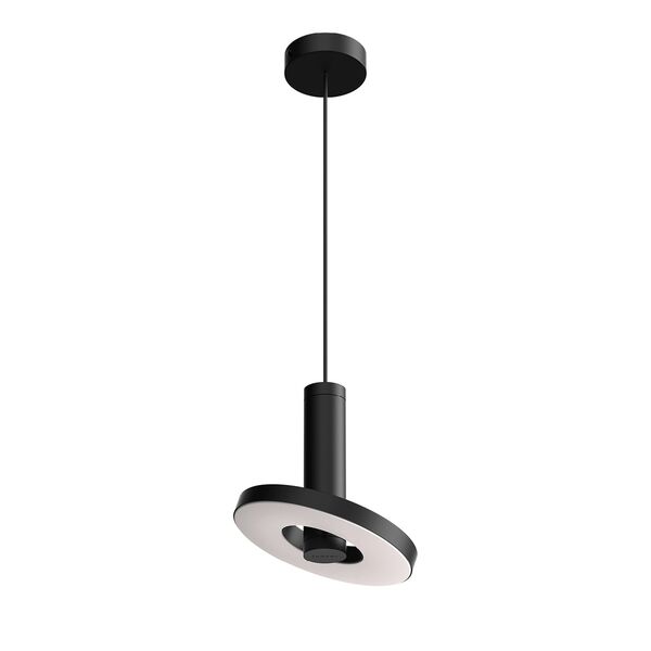 Perle Taklampe 108 Røykfarget Svart