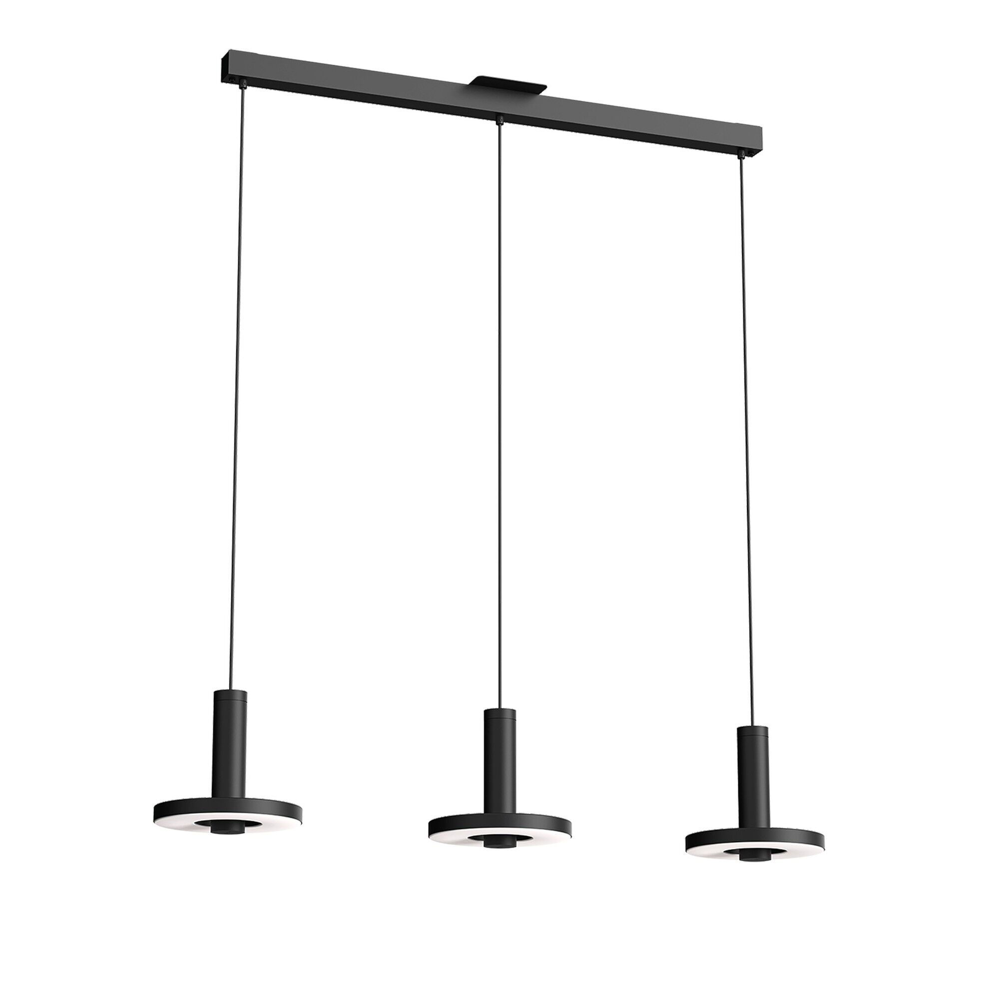P&auml;rlor 3 Taklampa Rad R&ouml;kt Svart