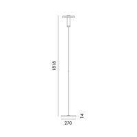 Beads Stehlampe Uplight Smokey Black