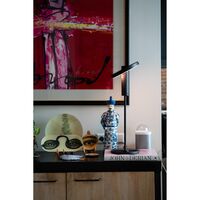 Beads Table Lamp Downlight Smokey Black
