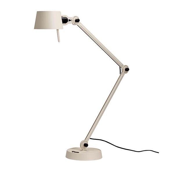 Bolt Bordslampa Dubbelarmad Blixt Vit