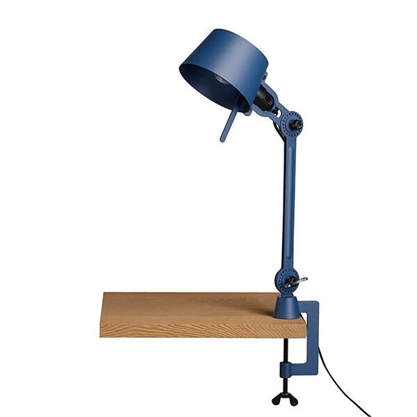 Bolt Bordlampe Kort En Arm med Klemme Thunder Blue