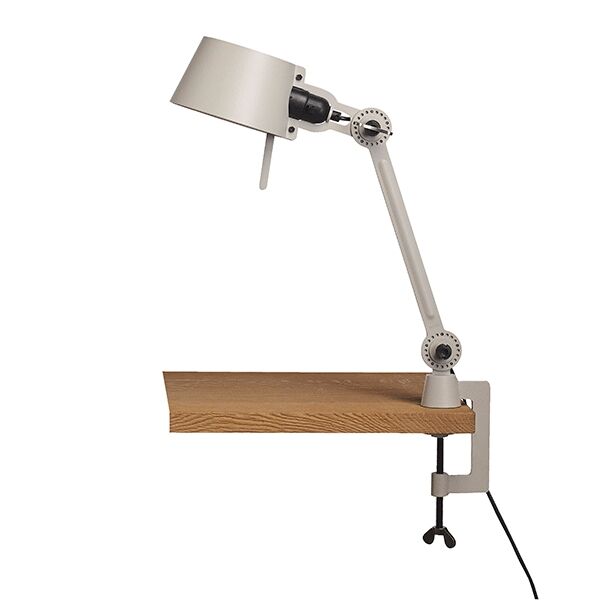 Bolt Bordlampe Kort En Arm med Klemme Ash Grey