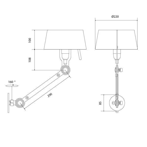 Bolt Wall Lamp Bed Under Fit Striking Orange