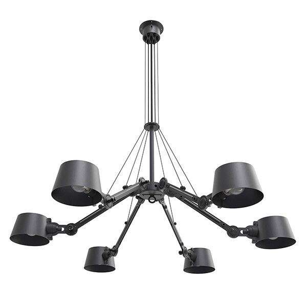 Bolt Taklampa 6-armad R&ouml;kig Svart