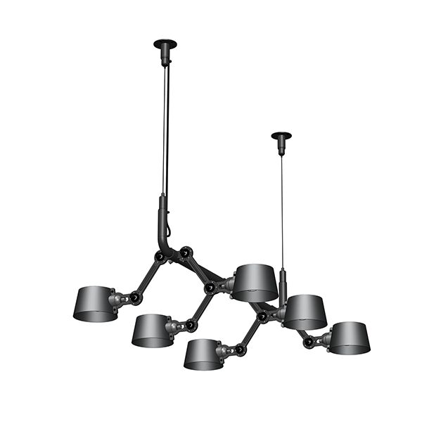 Bolt Taklampa 6-pack R&ouml;kig Svart