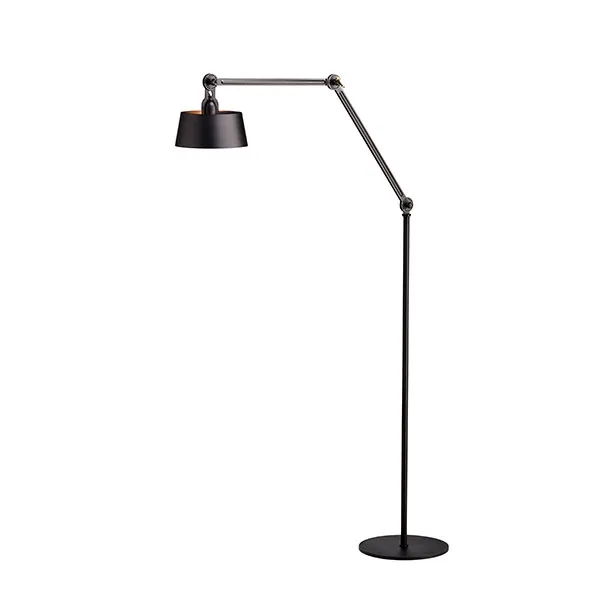 Bolt Floor Lamp Long 2 Arm Smokey Black