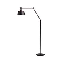 Bolt Floor Lamp Long 2 Arm Smokey Black